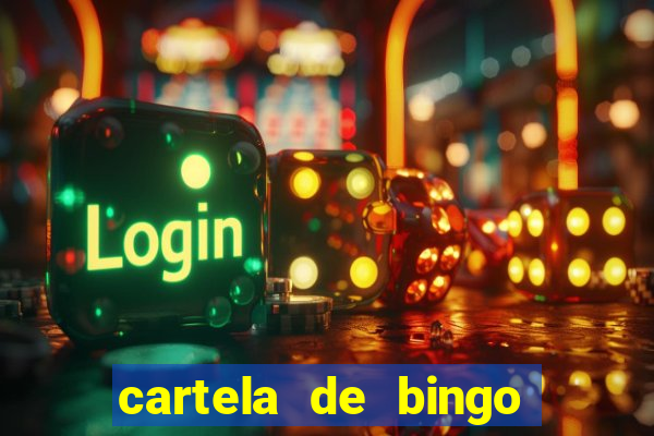 cartela de bingo pra imprimir